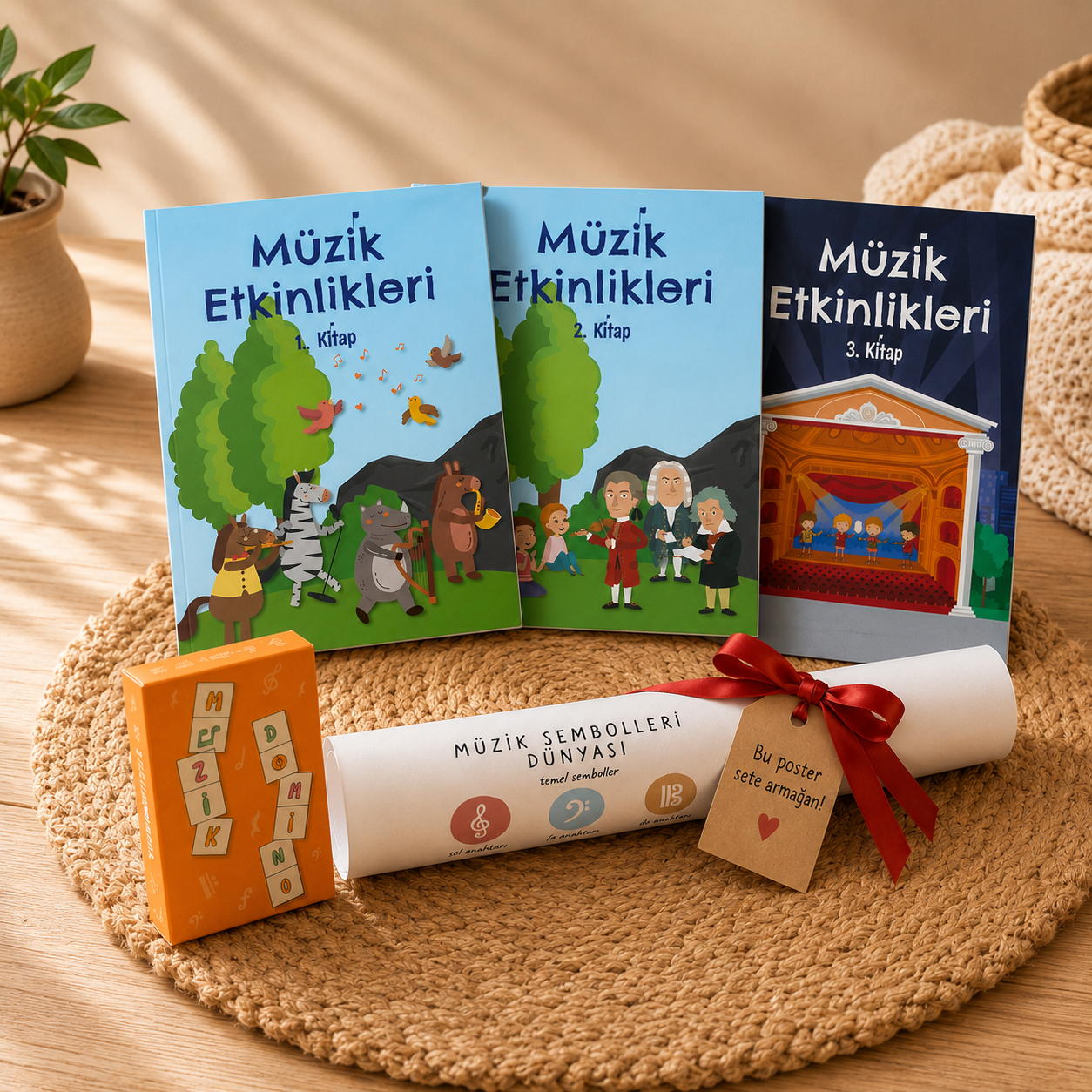 Evde Müzik Seti – Çocuklar İçin Evde Müzik Öğrenme Başlangıç Paketi (Poster Hediyeli)