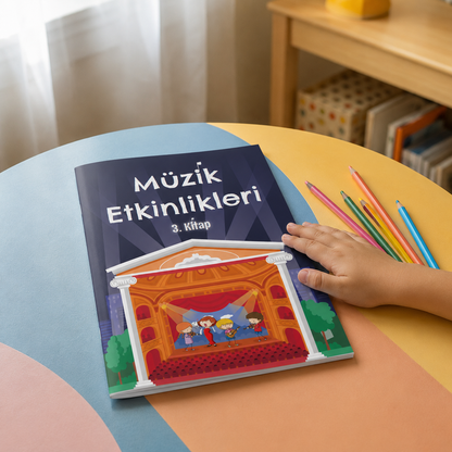 Müzik Etkinlikleri 3. Kitap – 36 Etkinlikli Müzik Etkinlik Kitabı (5–15 Yaş)