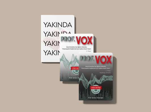 Prof. Vox Kendi Kendine Ses Eğitimi Metodu Seti
