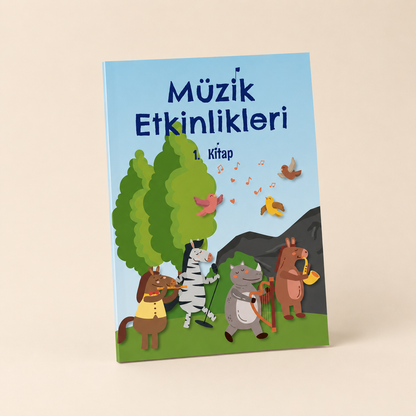 Müzik Etkinlikleri 1. Kitap – 32 Etkinlikli Müzik Etkinlik Kitabı (5–10 Yaş)
