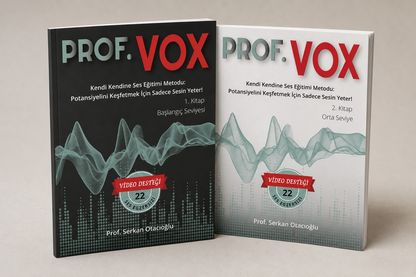 Prof. Vox Kendi Kendine Ses Eğitimi Metodu Seti