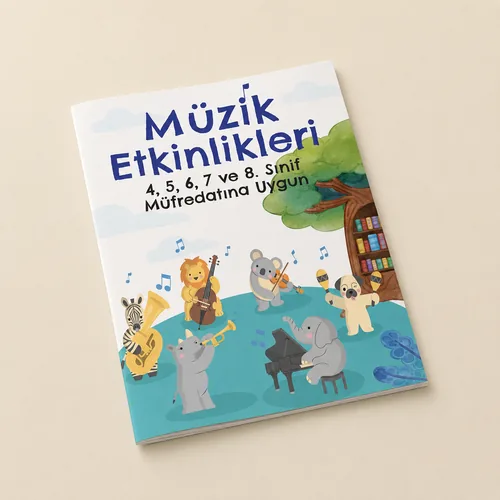 Müfredata Uygun Ortaokul Müzik Etkinlik Kitabı (Dijital) – 50 Etkinlik, 4–8. Sınıf Müzik PDF