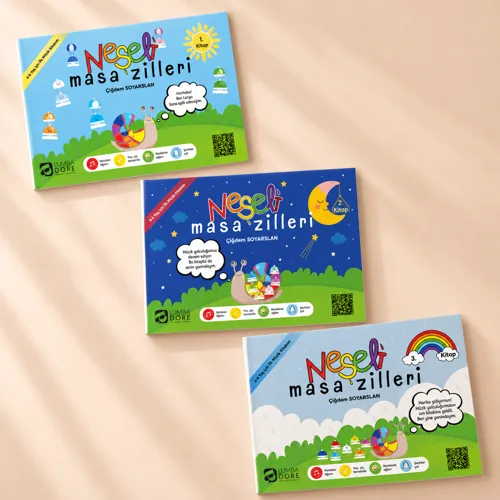 Neşeli Masa Zilleri 3 Kitaplık Set – Müzik Yolculuğunun Tamamı