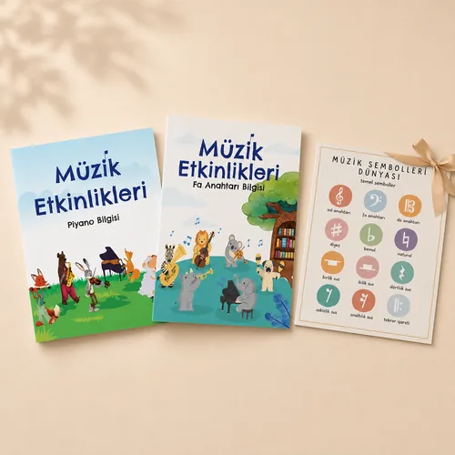 Piyanist Seti – Çocuklar İçin Dijital Piyano Öğrenme Seti (Poster Hediyeli)