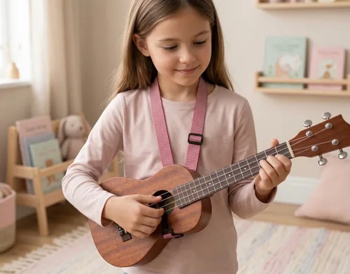 Ukulele Askısı – Çocuk & Yetişkin Uyumlu Ukulele Boyun Askısı (Strap) - görsel 4